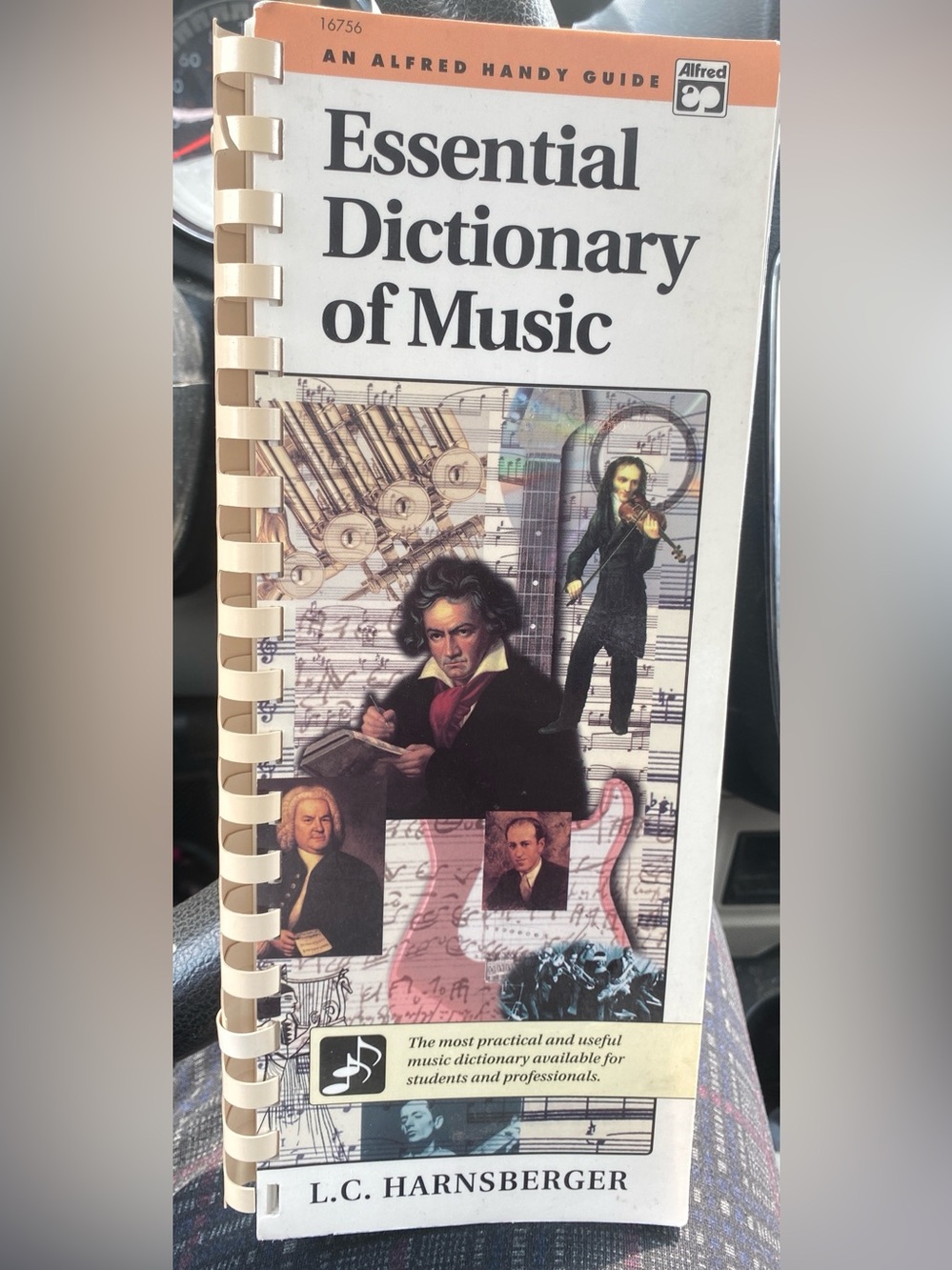 Alfred Dictionary of Music Coffee Table Book – White, Black, Cream, Brown